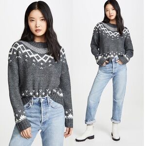 Cupcakes & Cashmere Jasmine Sweater Medium Heather Grey Size XS